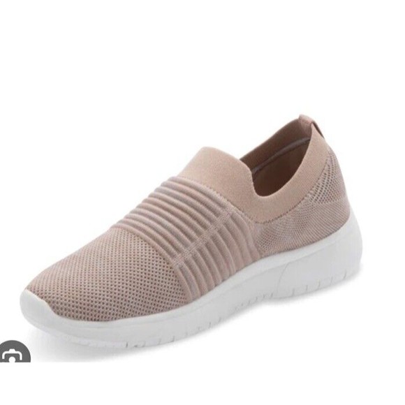 Blondo Shoes - Blondo Karen Waterproof Slip-On Sneaker Women 7 M Pink Heathered Knit